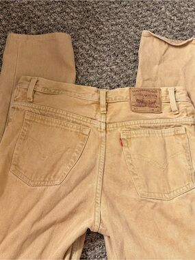 Levi's  Tan Bootcut Jeans - Classic 517 Style